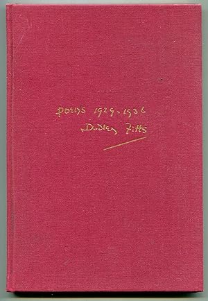 Bild des Verkufers fr Poems 1929-1936 zum Verkauf von Between the Covers-Rare Books, Inc. ABAA
