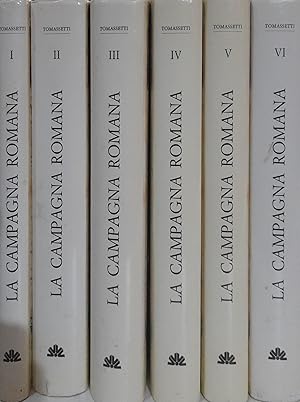Seller image for La campagna romana. Antica, medioevale e moderna (6 volumi) for sale by librisaggi