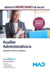 Auxiliar Administrativo/a. Temario parte general. Servicio Murciano de Salud (SMS)