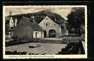 Seller image for Ansichtskarte Freyburg a. U., Haus und Ehrenfriedhof Friedrich Ludwig Jahn for sale by Bartko-Reher