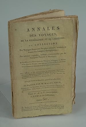 Imagen del vendedor de Annales des Voyages, da la gographie et de l'histoire; ou collection des Voyages. a la venta por Antiquariat Dorner