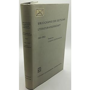 Bild des Verkufers fr Bibliographie der deutschen Literaturwissenschaft 1961-1962 - BAND V. zum Verkauf von books4less (Versandantiquariat Petra Gros GmbH & Co. KG)