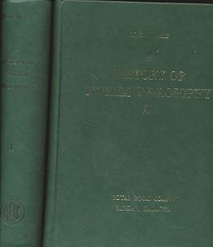 [ 2 Vol. tg. ] A History of Muslim Philosophy. Vol. I + II. With Short Accounts of Other Discipli...