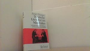 Imagen del vendedor de Deutsche Literatur im Mittelalter. Lebensformen, Wertvorstellungen und literarische Entwicklungen. a la venta por Antiquariat Uwe Berg