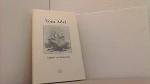 Image du vendeur pour Vom Adel. mis en vente par Antiquariat Uwe Berg