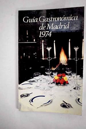 Bild des Verkufers fr Gua gastronmica de Madrid zum Verkauf von Alcan Libros