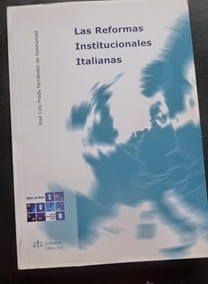 Imagen del vendedor de Las reformas institucionales italianas a la venta por LIBRERA OESTE