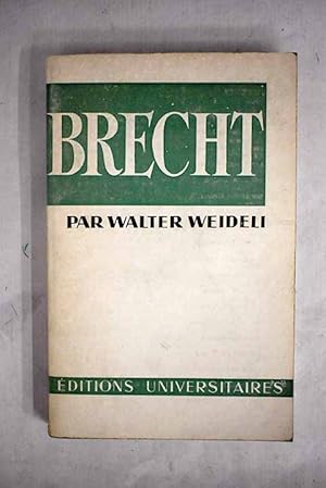 Imagen del vendedor de Bertolt Brecht a la venta por Alcan Libros