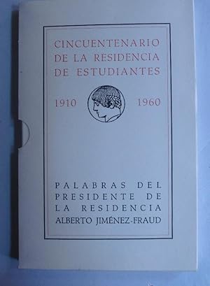 Imagen del vendedor de Cincuentenario de la Residencia de Estudiantes : 1910-1960 [Tapa blanda] by J. a la venta por LIBRERA OESTE