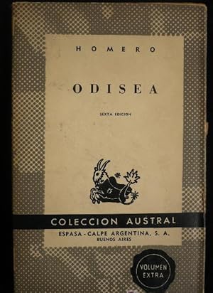 Imagen del vendedor de ODISEA. HOMERO. COLECCION AUSTRAL. 1966 250 PAG a la venta por LIBRERA OESTE