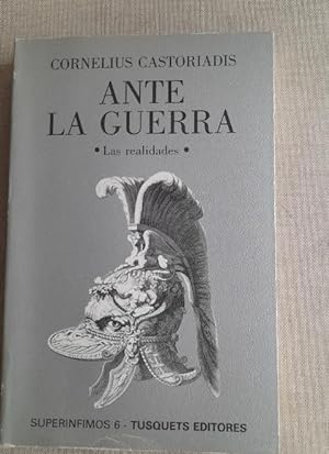 Seller image for Ante la guerra for sale by LIBRERA OESTE
