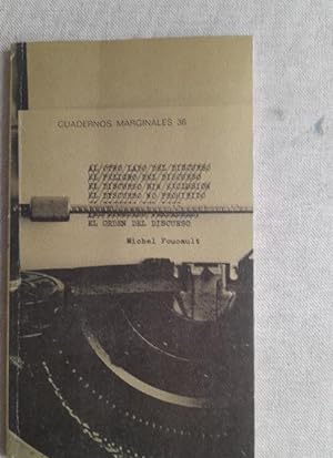 Imagen del vendedor de EL ORDEN DEL DISCURSO. MICHEL FOUCAULT. Tusquets 1978 64pp a la venta por LIBRERA OESTE
