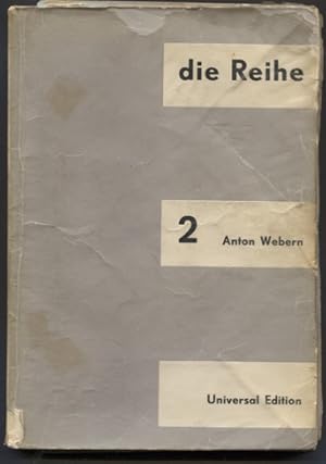 Imagen del vendedor de Die Reihe 2 - Anton Webern. a la venta por Antiquariat Neue Kritik