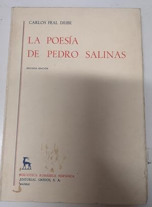 Seller image for LA POESA DE PEDRO SALINAS for sale by LIBRERA OESTE