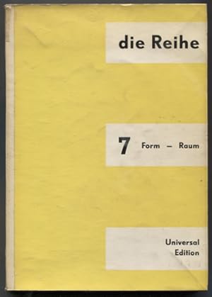 Imagen del vendedor de Die Reihe 7 - Form - Raum. a la venta por Antiquariat Neue Kritik