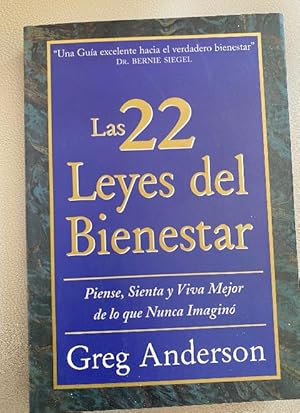 Immagine del venditore per Las 22 leyes del bienestar venduto da LIBRERA OESTE