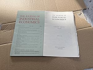 Image du vendeur pour The Journal of Industrial Economics. June 1980. Volume 28. Number 4 mis en vente par SAVERY BOOKS
