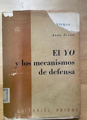 Imagen del vendedor de EL YO Y LOS MECANISMOS DE DEFENSA. ANNA FREUD. ED PAIDS. 1950 a la venta por LIBRERA OESTE