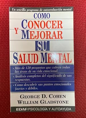 Seller image for Como conocer y mejorar su salud mental for sale by LIBRERA OESTE