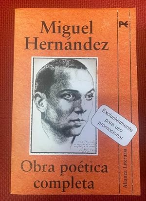Seller image for OBRA POTICA COMPLETA. MIGUEL HERNNDEZ. ALIANZA, 2010. for sale by LIBRERA OESTE