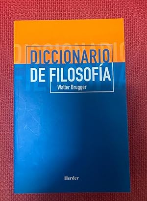 Seller image for Diccionario de filosofa for sale by LIBRERA OESTE