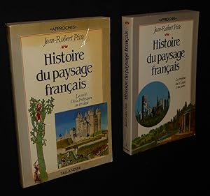 Bild des Verkufers fr Histoire du paysage franais (2 volumes) Tome 1 : Le Sacr : De la Prhistoire au 15e sicle - Tome 2 : Le Profane : Du 16e sicle  nos jours zum Verkauf von Abraxas-libris