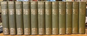 Imagen del vendedor de Novels of the Sisters Bronte. Thornton Edition. Jane Eyre, Wuthering Heights, Villette, Shirley, Agnes Grey, Wildfell Hall, The Professor, The Life of Charlotte Bronte. In twelve volumes. a la venta por Foster Books - Stephen Foster - ABA, ILAB, & PBFA