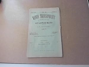 Bild des Verkufers fr [Revue Thosophique] Le Lotus Bleu N2, 31e anne Avril. 1920 zum Verkauf von JLG_livres anciens et modernes