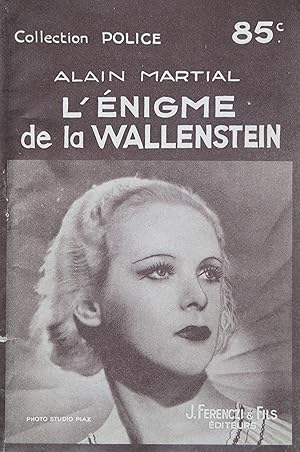 Image du vendeur pour L'nigme de la Wallenstein mis en vente par Bouquinerie L'Ivre Livre