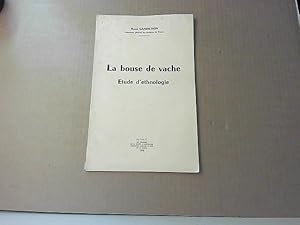 Imagen del vendedor de La bouse de vache. Etude d'ethnologie a la venta por JLG_livres anciens et modernes