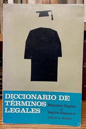 Image du vendeur pour DICTIONARY OF LEGAL TERMS. Spanish-English and English-Spanish mis en vente par Fbula Libros (Librera Jimnez-Bravo)