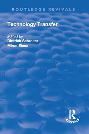 Bild des Verkufers fr Technology Transfer zum Verkauf von AHA-BUCH GmbH