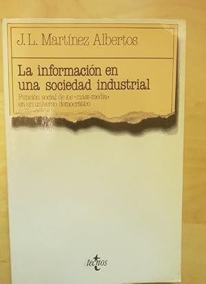 Imagen del vendedor de Informacion sociedad ind a la venta por LIBRERA OESTE