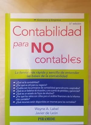 Seller image for Contabilidad para no contables (Economa Y Empresa) for sale by LIBRERA OESTE