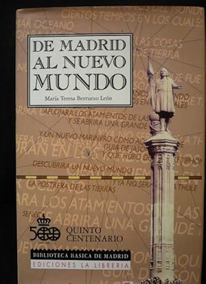 Imagen del vendedor de De Madrid al Nuevo Mundo a la venta por LIBRERA OESTE