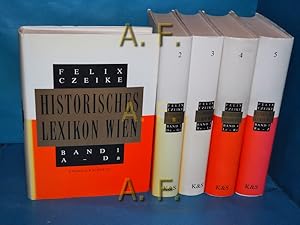 Bild des Verkufers fr Historisches Lexikon Wien in 5 Bnden : Band 1: A-Da, Band 2: De - Gy, Band 3: Ha - La, Band 4: Le - Ro, Band 5: Ru - Z und Nachtrag zu den Bnden 1-4. zum Verkauf von Antiquarische Fundgrube e.U.