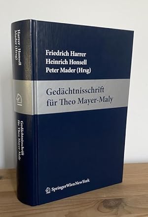 Imagen del vendedor de Gedchtnisschrift fr Theo Mayer-Maly zum 80. Geburtstag. a la venta por Treptower Buecherkabinett Inh. Schultz Volha