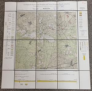 Geologische Karte von Preußen und benachbarten deutschen Ländern Mockrehna