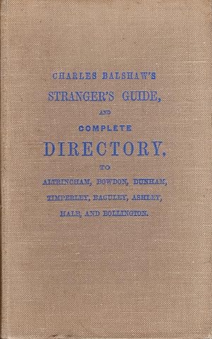 Seller image for Stranger's Guide and Complete Directory to Altrincham for sale by Delph Books PBFA Member