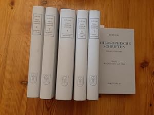 Philosophische Schriften. Gesamtausgabe. Bände 1-6 (von 6) komplett. Eingeleitet, redigiert, (Hrs...