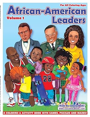 Seller image for African American Leaders Coloring Book 8.5 x 11 for sale by ColoringBook.com | Really Big Coloring Books, Inc.