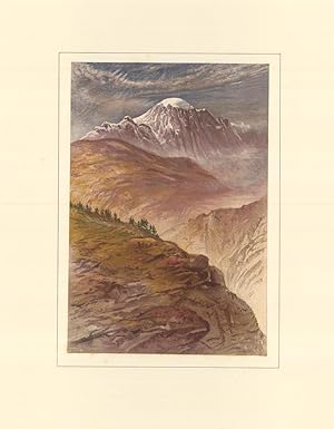 Bild des Verkufers fr Mont Velan, as scen from near Aoste Piedmont zum Verkauf von Sergio Trippini