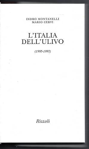 Seller image for L'Italia dell'ulivo (1995-1997) for sale by Sergio Trippini