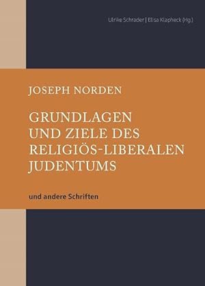 Bild des Verkufers fr Grundlagen und Ziele des religioes-liberalen Judentums zum Verkauf von moluna