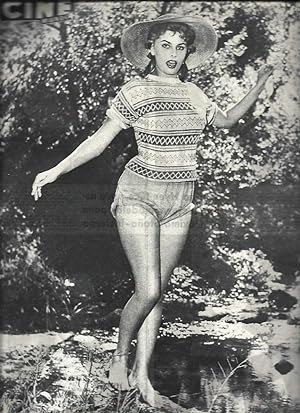 Seller image for LAMINA 32684: Sofia Loren en contraportada for sale by EL BOLETIN