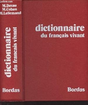 Bild des Verkufers fr Dictionnaire du franais vivant zum Verkauf von Le-Livre
