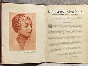 EL PROGRESO FOTOGRÁFICO. Revista Mensual Ilustrada de Fotografía y Cinematografía. 1930 completo.