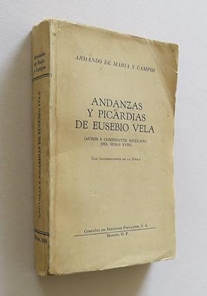 Imagen del vendedor de Andanzas y Picardas de Eusebio Vela a la venta por Librera Urbe