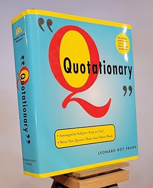Seller image for Quotationary for sale by Henniker Book Farm and Gifts