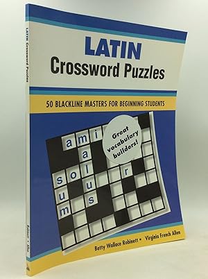 Seller image for LATIN CROSSWORD PUZZLES: 50 Blackline Masters for Beginning Students for sale by Kubik Fine Books Ltd., ABAA